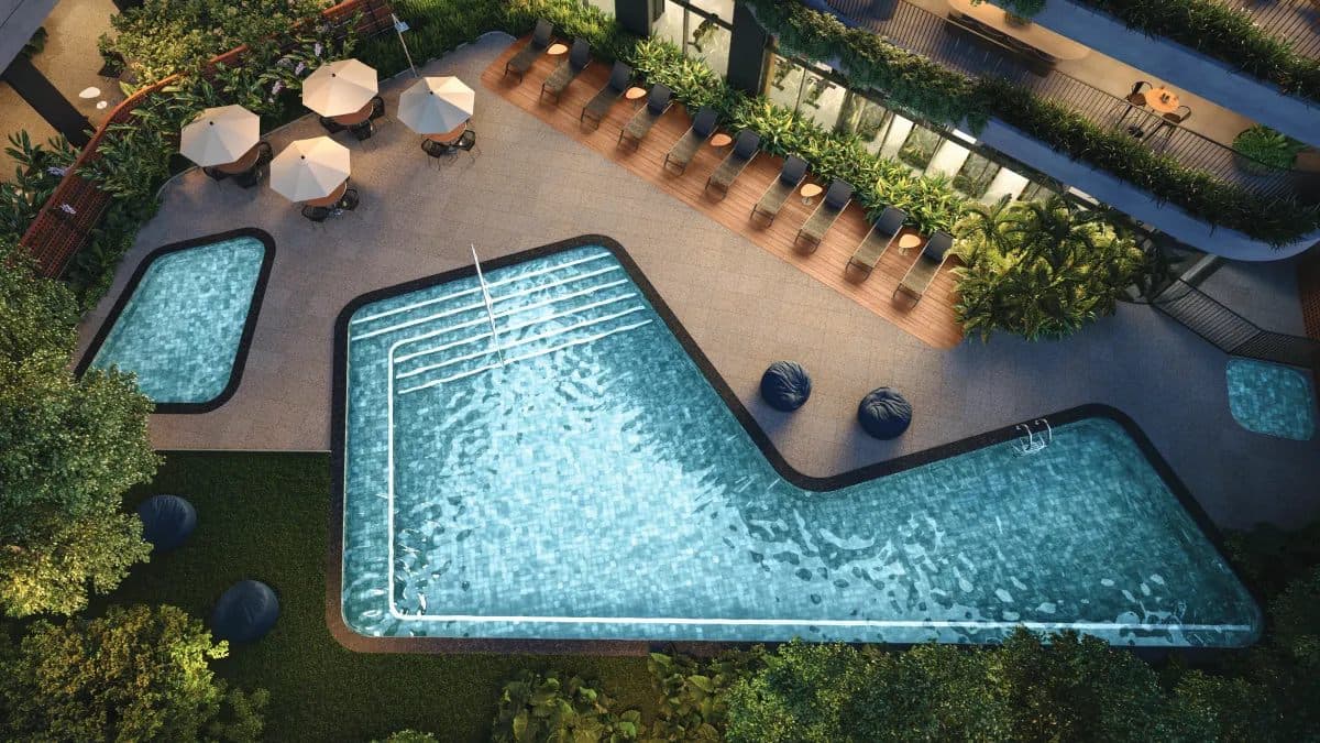 Perspectiva ilustrada do Acervo Residences Alphaville