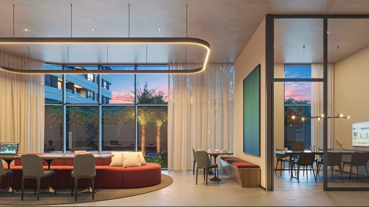 Perspectiva ilustrada do Acervo Residences Alphaville